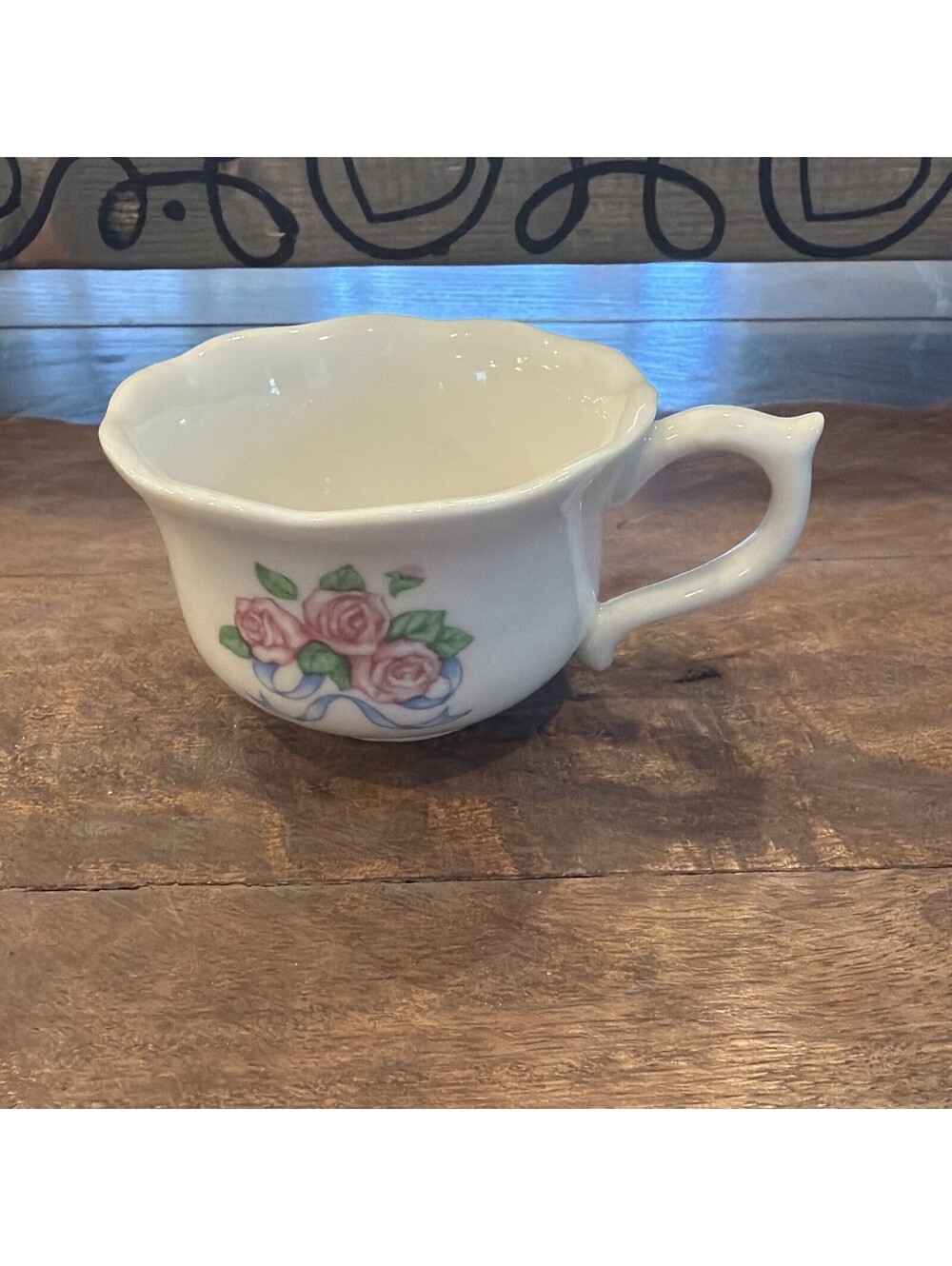 Cherished Teddies Floral Tea Cup